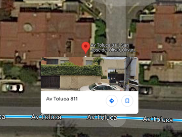 REMATO CASA EN AV. TOLUCA 811, SANTA FE, ÁLVZRO OBREGÓN, CDMX
