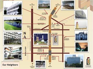 Nice 1 Bedroom with Parking Condominium For Sale in Manila Torre De Manila