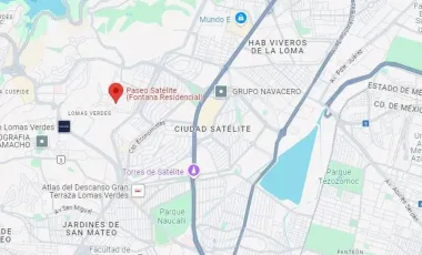 CASA EN VENTA DE REMATE BANCARIO EN RESIDENCIAL FONTANA SATELITE, EDO. MEX.