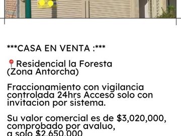 CASA EN VENTA LA FORESTA EN LEÓN, GTO
