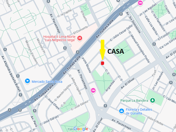 CASA EN VENTA EN ESQUIN, URB. JORGE CHAVEZ CALLAO, CERCA DE LA AV. TOMAS VALLE Y PACASMAYO