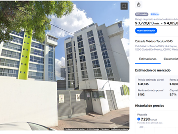 VENTA DE DEPARTAMENTO MEXICO- TACUBA, MIGUEL HIDALGO.