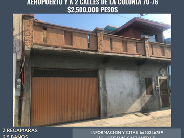 SE VENDE CASA CERCA DE COL, AEROPUERTO, 70-76