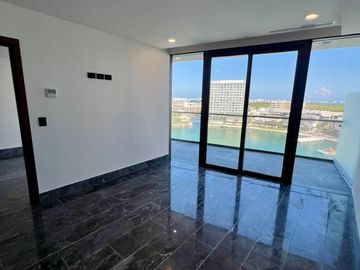 ÚNICO DEPARTAMENTO CON LA MEJOR VISTA DE SHARK TOWER, LADO FRONTAL AL MAR Y CANALES, PRECIO DE OPORTUNIDAD