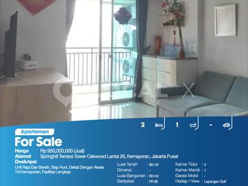 Apartemen Springhill Terrace Tower Oakwood Lantai 26, Kemayoran, Jakarta Pusat