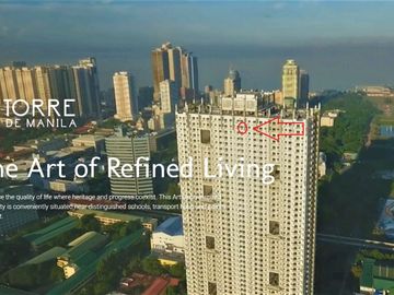 Nice View 1 Bedroom Condo with Parking in Torre De Manila near Luneta Park and Makati