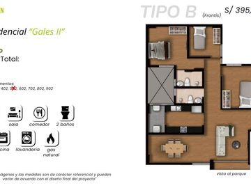 Venta Departamento en San Juan de Miraflores ZONA B, 3 Dormitorios, Estudio y Cochera en CONSTRUCCION. Entrega 2025.