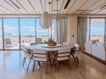 Departamentos de máximo lujo frente al mar en Playa del Carmen. Exclusividad en residencial privado.