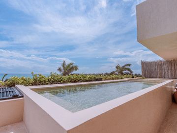 Departamentos de máximo lujo frente al mar en Playa del Carmen. Exclusividad en residencial privado.