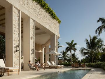 Departamentos de máximo lujo frente al mar en Playa del Carmen. Exclusividad en residencial privado.