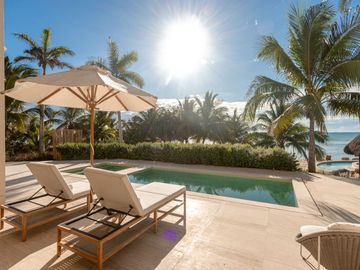Departamentos de máximo lujo frente al mar en Playa del Carmen. Exclusividad en residencial privado.