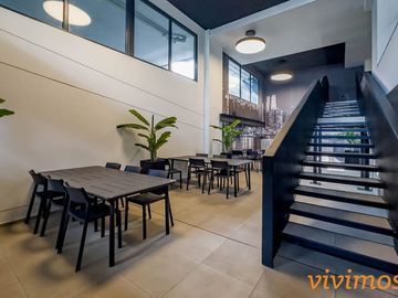 Departamento Semi Nuevo, Moderno y muy bien ubicado al lado del Metro en el corazón de Ñuñoa