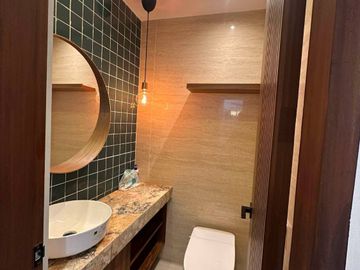 FOR SALE FURNISHED MODERN CONTEMPORARY TWO STOREY HOUSE AND LOT WITH SWIMMING POOL NEAR SM TELABASTAGAN