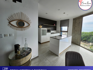 Departamento en venta con espectaculares vistas en Manta, muy cerca de Plaza La Quadra