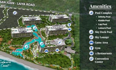 ₱105K Monthly downpayment Beach Condotel San Juan Batangas Beach Front with Infinity Pool May 2027 Turn Over