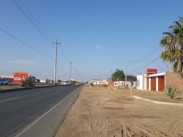 VENTA DE AMPLIO TERRENO A FILO DE PISTA CARRETERA PIMENTEL