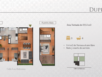 Dúplex y Flat departamentos en venta - San isidro - Los Halcones desde los $175000