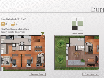 Dúplex y Flat departamentos en venta - San isidro - Los Halcones desde los $175000