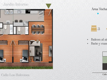 Dúplex y Flat departamentos en venta - San isidro - Los Halcones desde los $175000