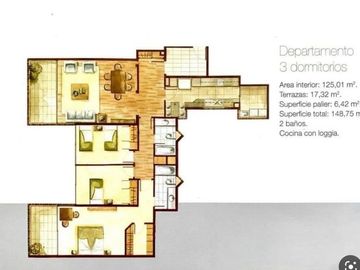 Venta departamento La Dehesa / Robles