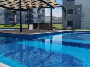 VENTA DE DEPARTAMENTO EN RESIDENCIAL CON ALBERCA EN YAUTEPEC, MORELOS.