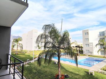 VENTA DE DEPARTAMENTO EN RESIDENCIAL CON ALBERCA EN YAUTEPEC, MORELOS.