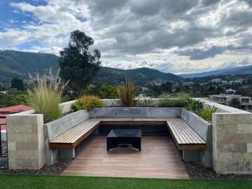 VENDO HERMOSO DEPARTAMENTO EDIFICIO EXCLUSIVO CON VISTA EN CONJUNTO PRIVADO CUMBAYA