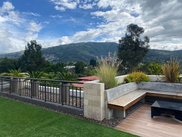 VENDO HERMOSO DEPARTAMENTO EDIFICIO EXCLUSIVO CON VISTA EN CONJUNTO PRIVADO CUMBAYA