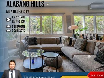 House and Lot for Sale in Alabang Hills Village at Muntinlupa City