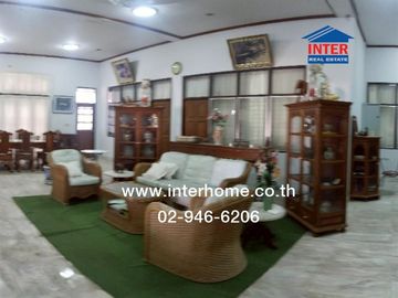 Single-storey detached house, 256.7 sq.w., Chiang Mai Flora Ville Village, near HomePro San Sai, Chiang Mai-Doi Saket Road, Chiang Mai Ring Road, Doi