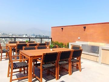 Alquiler Dpto Monoambiente Estreno Amoblado + Cochera Y Depósito En San Borja