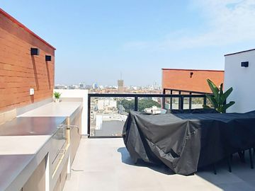 Alquiler Dpto Monoambiente Estreno Amoblado + Cochera Y Depósito En San Borja