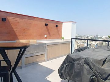 Alquiler Dpto Monoambiente Estreno Amoblado + Cochera Y Depósito En San Borja