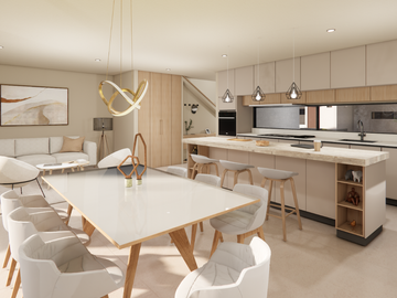 Casa de venta en Tumbaco sector Santa Rosa, 3 dorms, jardin independiente, fácil acceso a la Ruta Viva