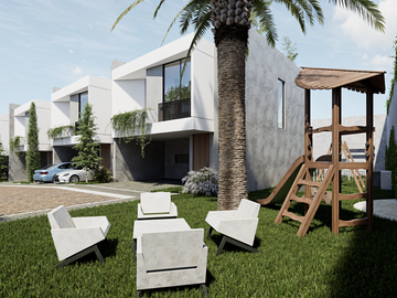 Casa de venta en Tumbaco sector Santa Rosa, 3 dorms, jardin independiente, fácil acceso a la Ruta Viva