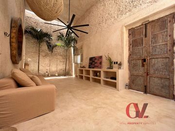 “CASA CALMA”  AMUEBLADA CON ESTILO UNICO EN EL CENTRO DE MERIDA