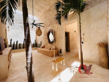 “CASA CALMA”  AMUEBLADA CON ESTILO UNICO EN EL CENTRO DE MERIDA