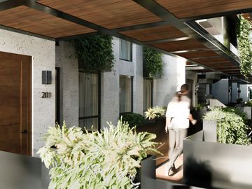 Departamento de 2 recámaras en col. Del Valle (B-103)