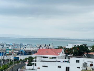 Venta de departamento de 2 habitaciones amoblado frente a Playa El Murciélago en Manta.