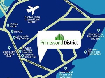 📌 READY FOR OCCUPANCY UNITS! 📌 EARLY MOVE-IN PROMO ‼️🏢 PRIMEWORLD DISTRICT – Resort-style condo living in the heart of Brgy. Agus, Lapu-Lapu City,