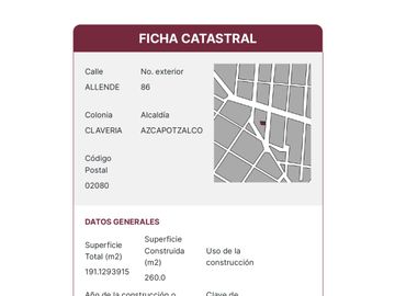 7 Vendo casa en Ignacio Allende  86 Claveria Azcapotzalco