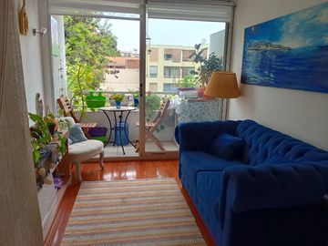 VENTA DEPARTAMENTO 1D 1 BAÑO 1 BODEGA , BARRIO BRASIL