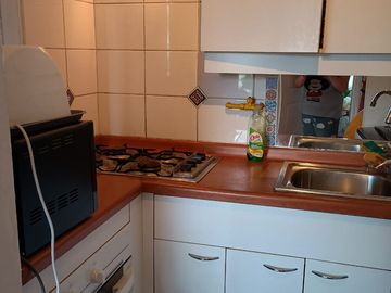VENTA DEPARTAMENTO 1D 1 BAÑO 1 BODEGA , BARRIO BRASIL