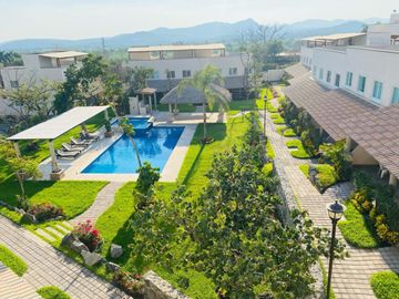 CASA EN CONDOMINIO CON ALBERCA, A 3 MIN DEL TEC DE MONTERREY CAMPUS MORELOS