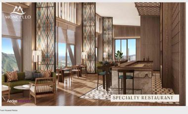 35K Monthly Condotel Unit at Baguio City Gateway Moncello Crest PHASE 2 NOW OPEN 8 Million  (34.5sqm) TURN OVER AUG 2029