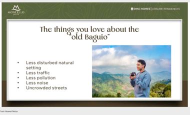 35K Monthly Condotel Unit at Baguio City Gateway Moncello Crest PHASE 2 NOW OPEN 8 Million  (34.5sqm) TURN OVER AUG 2029
