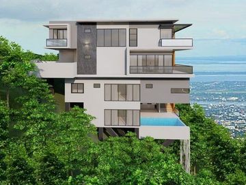 Luxurious Overlooking House and lot for sale with pool in Talisay City Cebu