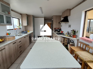 Departamento penthouse en venta en sector oriente plan de Viña del mar, vista panorámica.