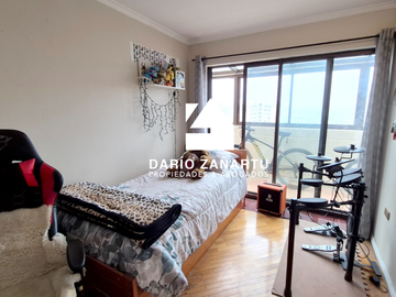 Departamento penthouse en venta en sector oriente plan de Viña del mar, vista panorámica.