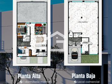 Local comercial + Departamento en Venta en Urbanización Miracielo, Machala